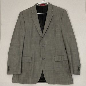 Alfani Wool Blazer Jacket, Gray, 42R